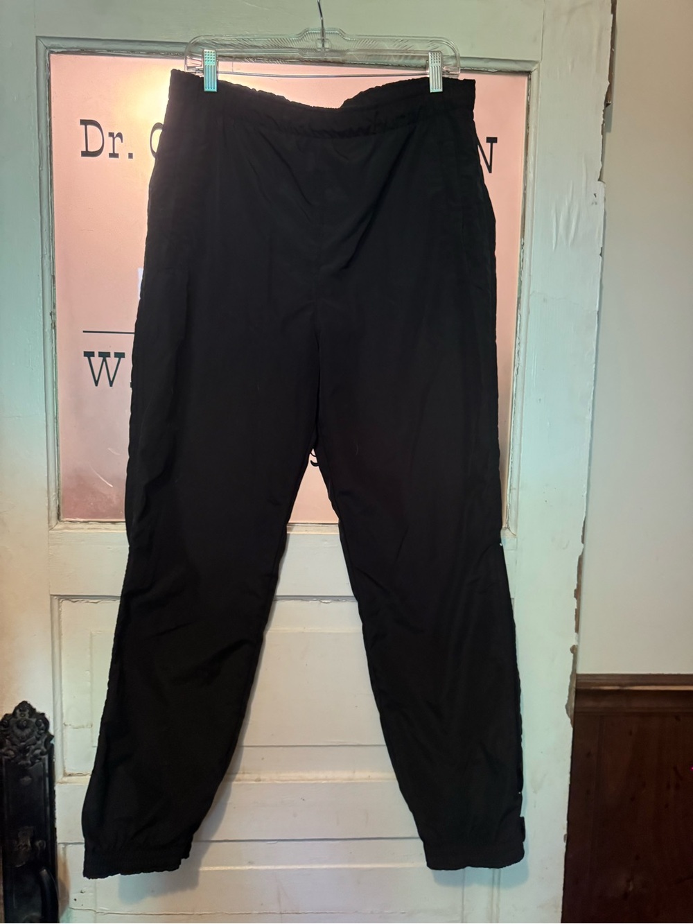 Vintage Ski/ Outdoor L.L. Bean Black Women's Elastic-Waist Jogger Pants